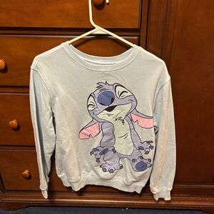 Disney Light Blue Stitch Sweatshirt